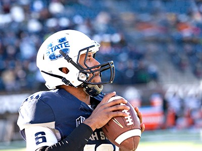 Utah State football player