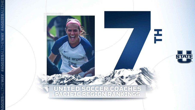 Graphic Image: 7th United Soccer Coaches Pacific Region Rankings.