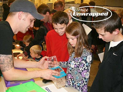 Children enjoying science activities.