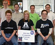 USU GAS team 2011 travels to NASA Microgravity University with experiment