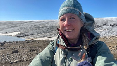 USU geoscientist Tammy Rittenour in Iceland.