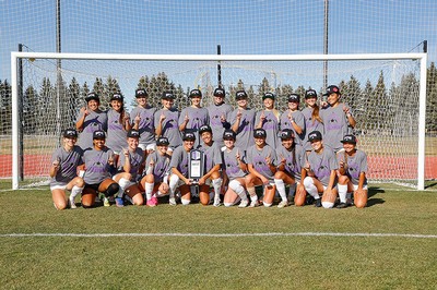 A soccer team.