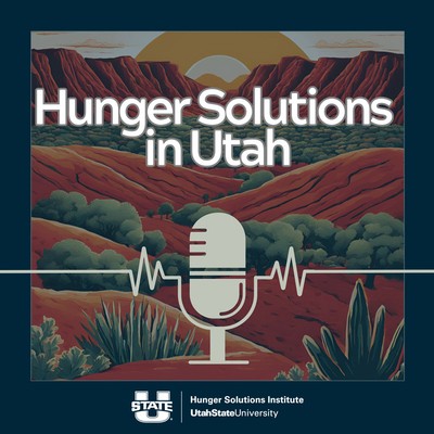 Text Reads: Hunger Solutions Institute, Utah State University.