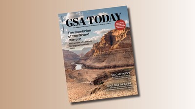 The cover of the scientific journal GSA Today.