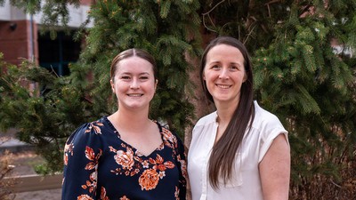 Rachel Byers and Audrey Juhasz.