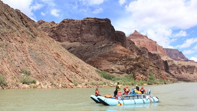 Raft on Colorado River.