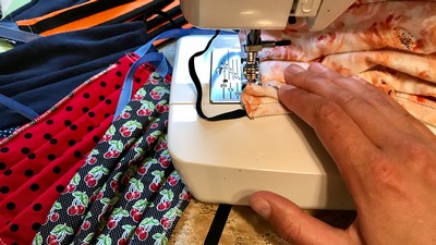 Sewing COVID-19 mask