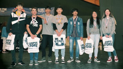 USU Physics Bowl winners.