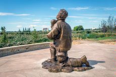 9-11 Memorail at the USU Botanical Center in Kaysville