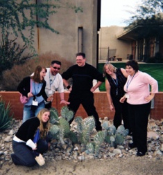 Utah State theatre students at the ACTF conference in Arizona