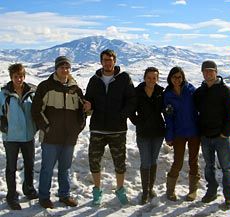 USU LAEP students in Ogden Valley