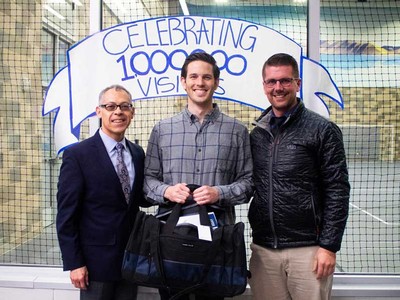 Dylan Jensen is the millionth visitor to the ARC