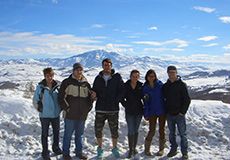 USU LAEP students on a site visit to Ogden Valley