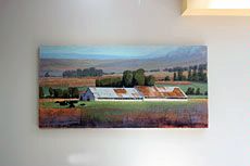 artwork by artist Colleen Howe Bleinberger in Agricultural Sciences Building