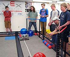 USU students at Robotics competition