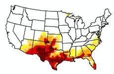 U.S. drought map 2011