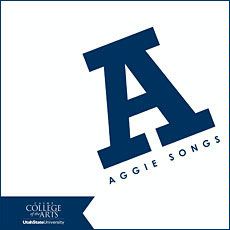 the cover art for the USU recording 'Aggie Songs'