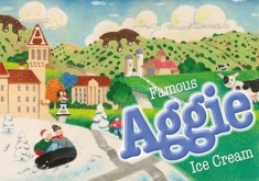 Aggie Ice Cream package design 