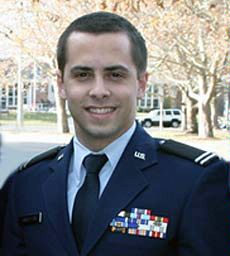 USU student and AFROTC cadet Jake Singleton