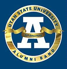 graphic illustration for the USU Alumni Band 50th anniversary