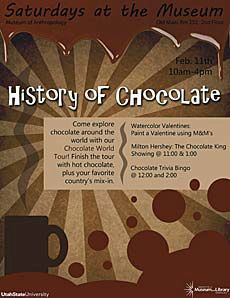 illustration for Museum of Anthropology chocolate activity
