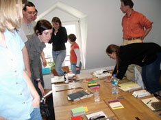 USU art students in class