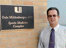 Dale Mildenberger at the Dale Mildenberger Sports Medicine Complex