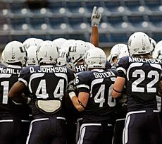 USU Aggie football players