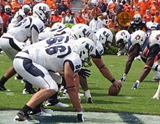 USU football players in action