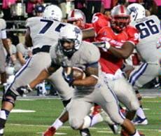 USU football action on the field