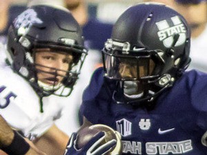 member of the Utah State football team