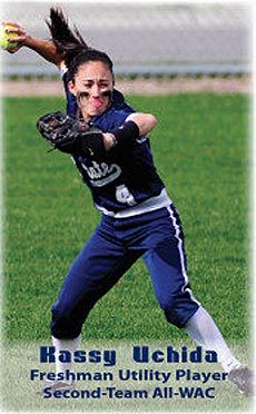 Aggie softball player Kassy Uchida, All-WAC second team