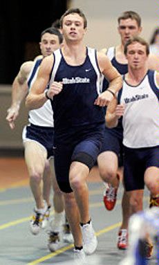 USU track, James Allred 