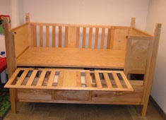 A specially-designed bed