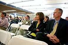 audience at USU Merrill-Cazier Library faculty author event