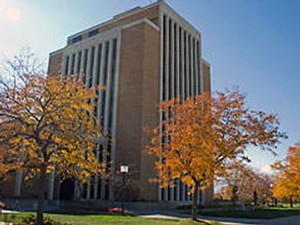 The Eccles Businss Building at Utah State University