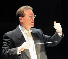 USUs Director of Bands Tom Rohrer conducting