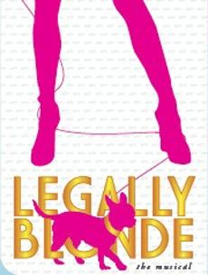 graphic illustration for USU production of 'Legally Blond'