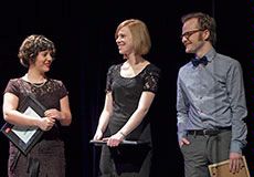 USU theater arts top seniors, Julienne Bailey, Liz Gabbitas, Timothy Roghaar