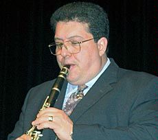 Clarinetist Bepi D’Amato is a guest artist with USU's jazz program