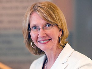 Ann Meier Baker from the National Endowment of the Arts speaks at USU