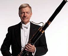John Miller, principal bassoonist, Minnesotat Orchestra, performs at USU