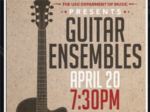 USU guitar ensemble concert graphic