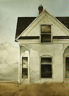 watercolor, Shades of White, in USU Artists of Cache Valley exhibit
