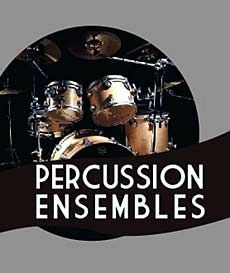 poster illustration for USU Percussion Ensembles concert