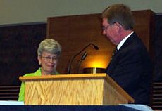 President Albrecht Meets with Classified Employee Association