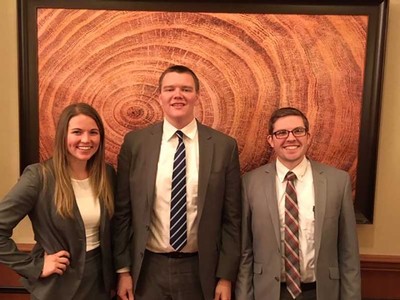 Tyson Clark, Kemerey Thompson and James Huber