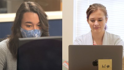 Two members of USU Containment Team.