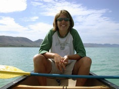 Canoe guide Chelsea Nelson