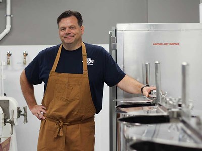 Steve Shelton at the Aggie Chocolate Factory
